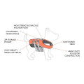 EZYDOG Micro DFD Dog Life Jacket 寵物迷你型浮水衣(黃色) M2XS 